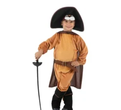 Costume da Gatto con gli stivali con maschera per bambino