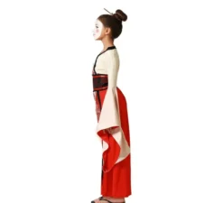 Costume da geisha beige per bambina