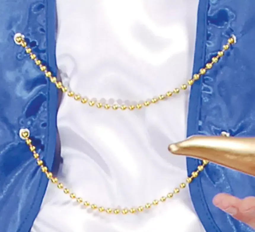 Costume da genio granato per un uomo