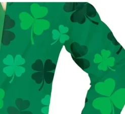 Costume da giacca verde per il giorno di San Patrizio da uomo