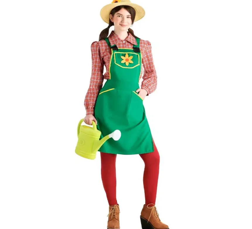 Costume da giardiniere o agricoltore professionista per donna