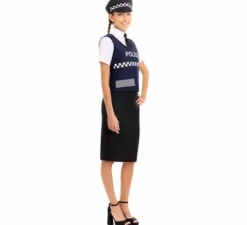 Costume da gilet della polizia per donna