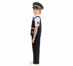 Costume da gilet della polizia per ragazzi