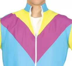Costume da ginnasta blu da tuta per adolescenti