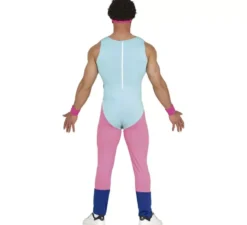 Costume da ginnasta elasticizzato da uomo
