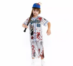 Costume da giocatore di baseball zombie per bambini