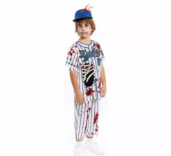 Costume da giocatore di baseball zombie per bambini