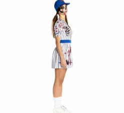 Costume da giocatore di baseball zombie per donna