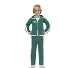 Costume da giocatore di giochi di calamari per bambini