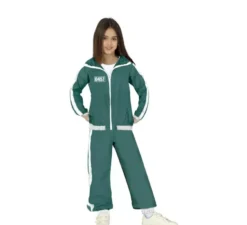 Costume da giocatore di giochi di calamari per bambini