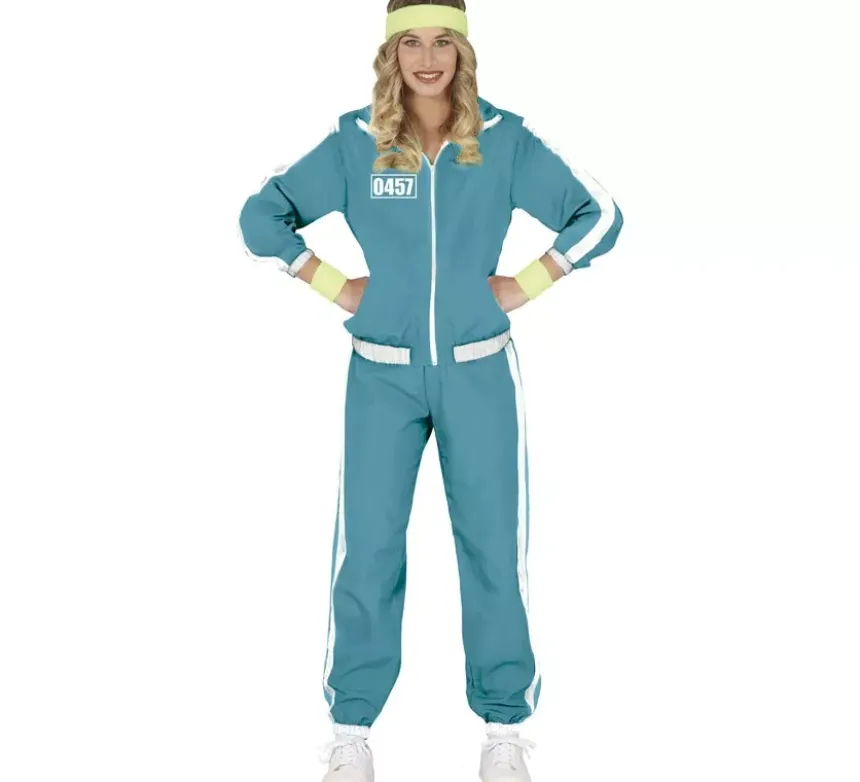 Costume da giocatore di giochi di calamari per donne