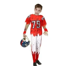 Costume da giocatore di rugby zombie per bambini