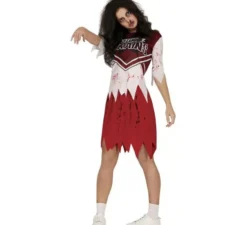 Costume da giocatore di rugby zombie per donna