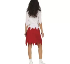 Costume da giocatore di rugby zombie per donna
