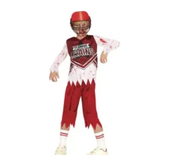 Costume da giocatore di rugby zombie per ragazzo