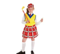 Costume da Giocatrice di golf per bambina