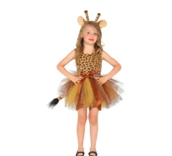 Costume da giraffa con tutù e fiocco per bambina