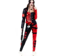 Costume da giullare assassino per donna