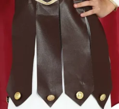 Costume da gladiatore con mantello per bambina