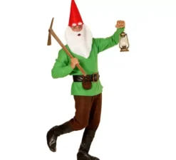 Costume da gnomo verde per uomo