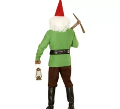 Costume da gnomo verde per uomo