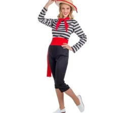 Costume da Gondoliera con cappello per donna