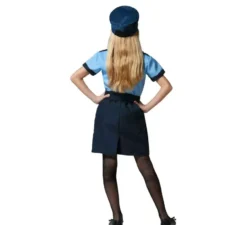 Costume da gonna blu della polizia per bambina