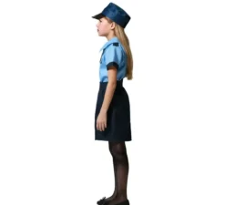 Costume da gonna blu della polizia per bambina