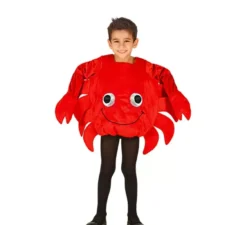 Costume da granchio rosso felice per bambino