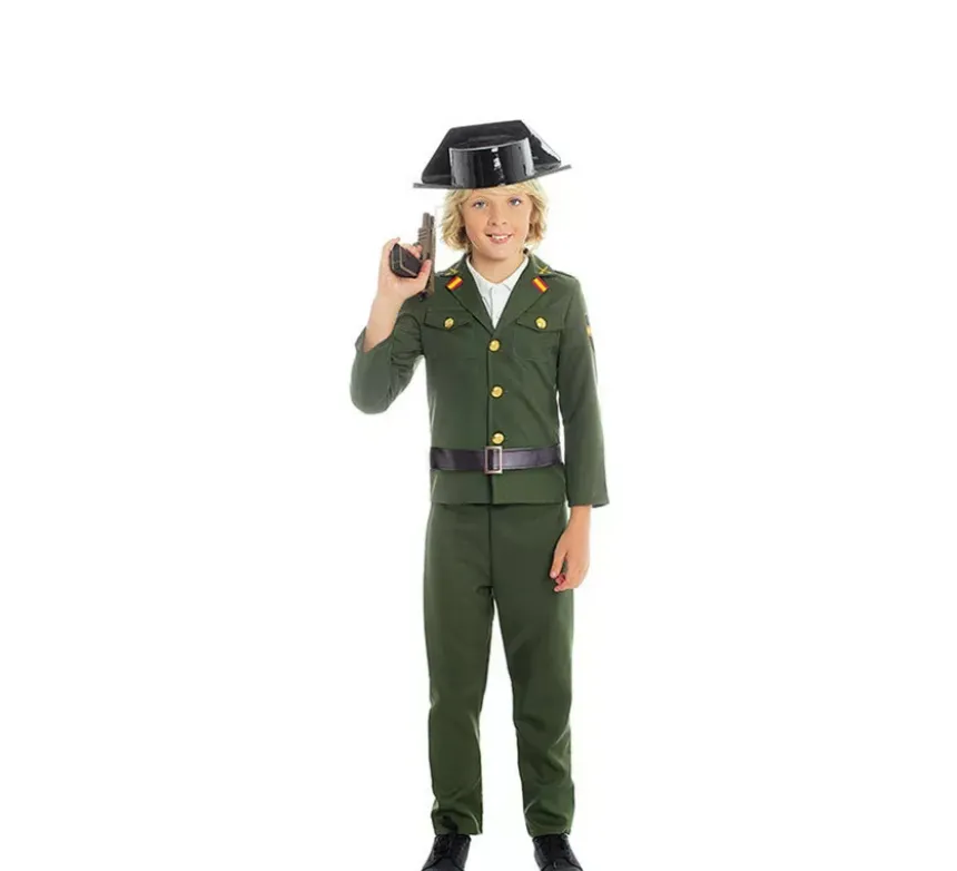 Costume da Guardia Civil verde per bambino