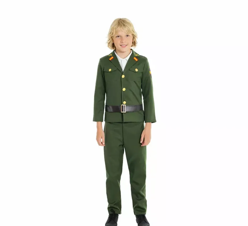 Costume da Guardia Civil verde per bambino
