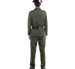 Costume da Guardia Civil verde per uomo