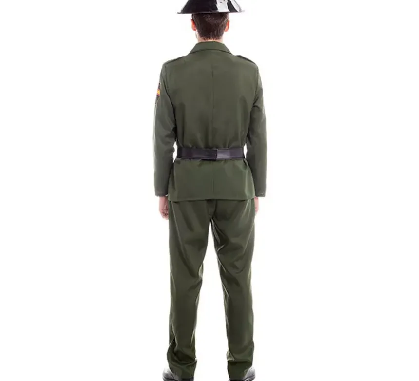Costume da Guardia Civil verde per uomo