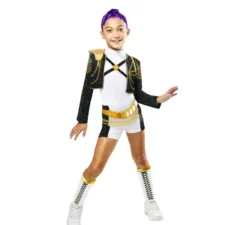 Costume da guerriera K-Pop Rumi Golden Deluxe per ragazze