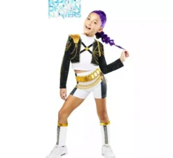 Costume da guerriera K-Pop Rumi Golden per ragazze