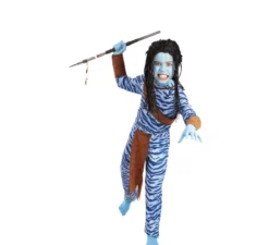 Costume da guerriero blu per un ragazzo