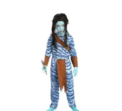 Costume da guerriero blu per un ragazzo