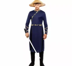 Costume da guerriero cinese per uomo