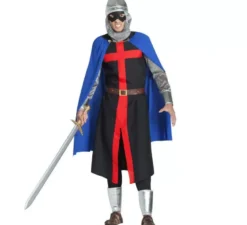 Costume da guerriero con maschera per uomo