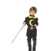 Costume da guerriero medievale nero o corazza