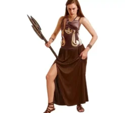 Costume da guerriero romano marrone per una donna