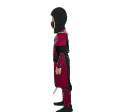 Costume da guerriero samurai rosso per ragazzi