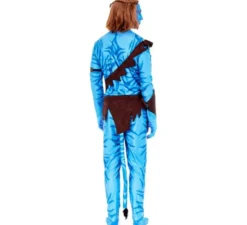 Costume da guerriero tribale blu per uomo