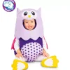 Costume da gufo viola baby
