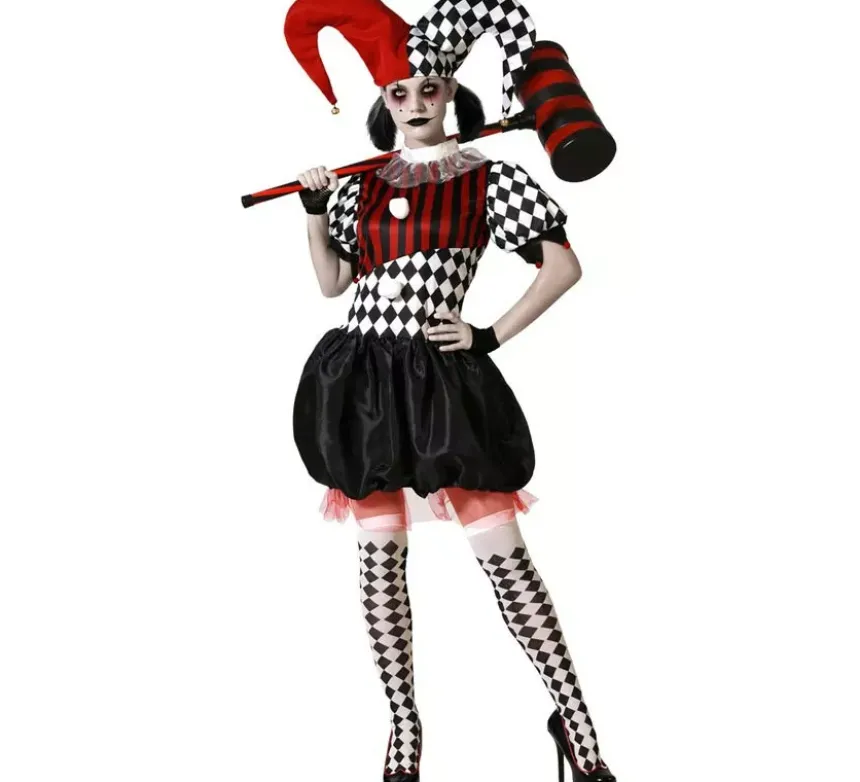 Costume da Harlequina sinistra per donna