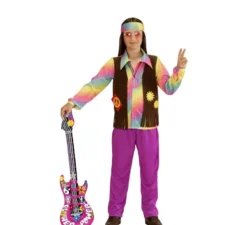 Costume da Hippie arcobaleno per bambini e ragazzi