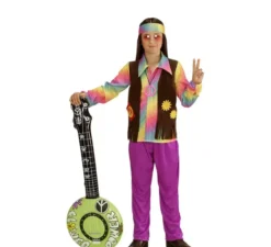 Costume da Hippie arcobaleno per bambini e ragazzi