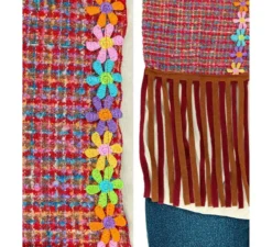Costume da hippie beige per donna