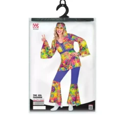 Costume da hippie da donna alla moda anni '60 Peace and Love