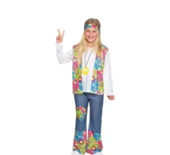 Costume da Hippie di fiori per bambina